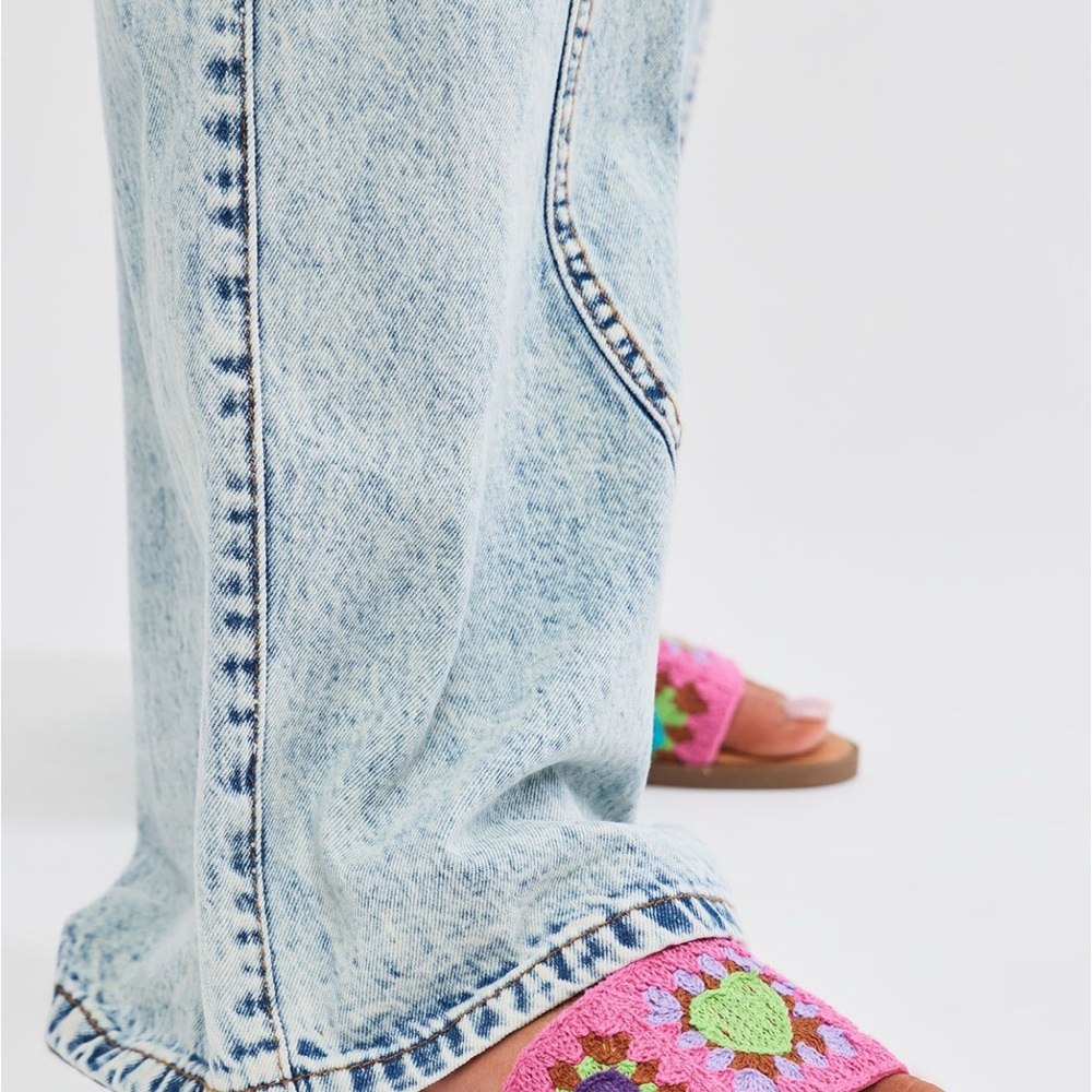 Colorful Crochet Slide Sandals - Picture 4 of 4